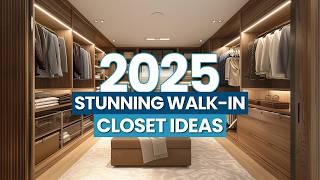 Stunning Walk-In Closet Ideas 2025 | Luxury Closet Designs | Chic Storage Solutions