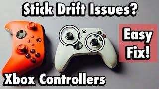 Xbox Controller Stick Drift Problem (Easy Fix with Straw)