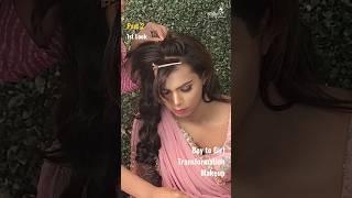 Part 2 #boy to girl transformation makeup #ladygetup #shorts #hairstyle #shortsviral #shortsfeed