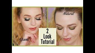 2 THANKSGIVING EYESHADOW TUTORIALS- GREEN NATURAL & GLAMOROUS HOLIDAY MAKEUP I MUSIC2MAKEUP