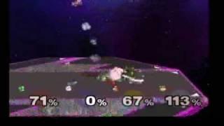 SSBM me(yoshi) VS superdude1306(jigglypuff) VS.........