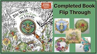 Completed Book Flip Through - Die Welt Unter Der Lupe zu Lande by Rita Berman