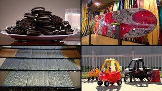 How It's Actually Made - Sandwich Cookies, Surfboards, Roof Tiles, Ride-On Cars