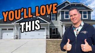 Massive RALEIGH NC New Construction Homes on BIG LOTS | Annandale Garner NC