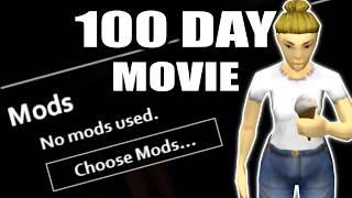 I Survived 100 DAYS In VANILLA Project Zomboid | THE MOVIE