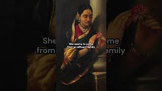 A stolen interview by Raja Ravi Varma #art #arthistory