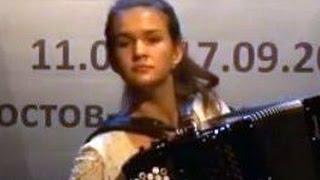 В. Власов "Концертное танго"- Александра Михайлова 15лет на 69-м Кубке мира 2016г.