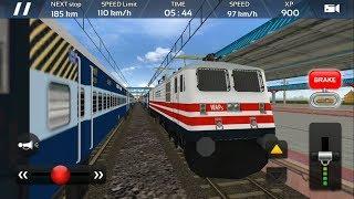 Indian Train Simulator 2018 - Free Android GamePlay | Express Train Driving Game - Engine WAP 4