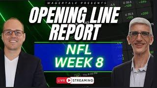 NFL Opening Line Report | 2024 NFL Week 8 Odds, Picks and Predictions | October 21 2024