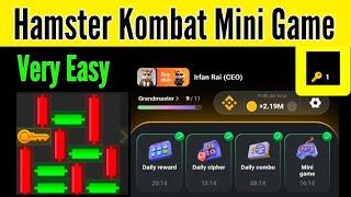 Hamster Kombat kombat mini game | hamster kombat key | hamster Kombat new update