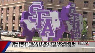 First-year SFA students kick off the school year with move-in day