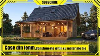 10 Modele superbe de case din lemnElegante si ieftin de construit.