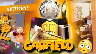 PLAYING MM2 AS GARFIELD (Murder Mystery 2 Gameplay)