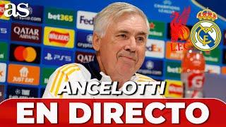 ANCELOTTI, EN DIRECTO | RUEDA DE PRENSA post LIVERPOOL vs. REAL MADRID | CHAMPIONS LEAGUE