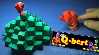 Origami Jumping Qbert