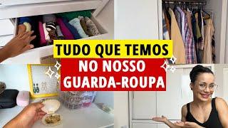 TOUR COMPLETO pelo meu GUARDA-ROUPA MINIMALISTA depois da mudança e do mega destralhe