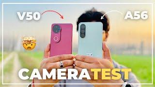 Vivo V50 vs Samsung A56 camera test  | devhr71