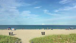 The Beach at Alan Shepard Park Cocoa Beach Florida in 4k