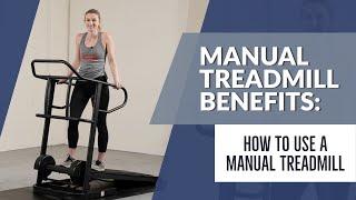 Benefits and How to Use a Manual Treadmill |  Learn with Sunny