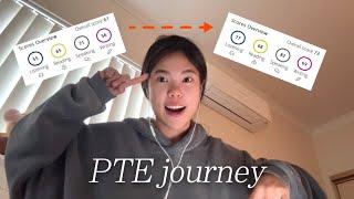 유학 :: PTE 6수 이치65 성공 journey | 실제 공부한 영상들, 스피킹 위주 팁! | 블번 나비타스 피어슨, 투움바 센터