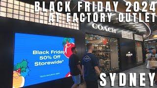 Black Friday at Sydney Factory Outlet, Everything on Sale | DFO Homebush | Sydney NSW Australia 2024