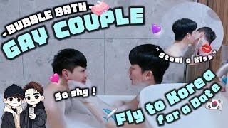 Gay Couple’s Bubble Bath 🫧 Shy or Sweet?變得太害羞嗎？這才是情侶該有的泡澡方式？| ENG SUB