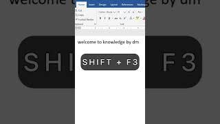 Microsoft Word - UPPERCASE lowercase #word