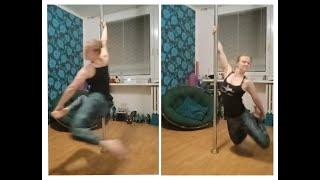 Trapped attitude spin to trapped carousel