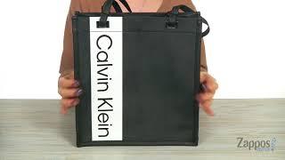 Calvin Klein Saffiano North/South Tote SKU: 9117342