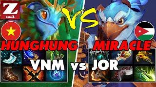 HUNGHUNG (PUCK) Mid vs MIRACLE (KEZ) Carry - Battle Of Pro Dota 2 Players - Z Dota 2 Channel