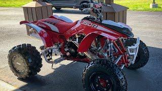 Big Bore HONDA TRX250R Testing Project 250r