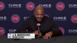 Pistons Coach J.B. Bickerstaff: Detroit Maturing Leading to Success