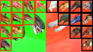 Dinosaur Tournament Random: Omega 09 VS TREX VS FEROX VS SPINOSAURUS in ARBS