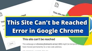 This Site Can't be Reached Problem | How to Fix This Site Can't be Reached Error in Google Chrome