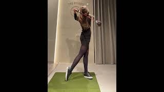 KLPGA pro Kwak Si-rang’s beautiful golfer’s smooth golf swing! #golf swing #golf