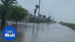 Tropical Storm Beta makes landfall on the Texas coast