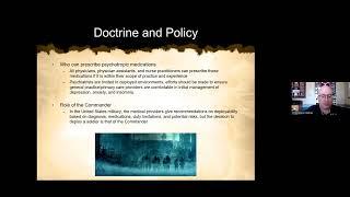 Psychiatric Medications for Deployment. 08.12.23. Chris Warner