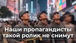 Наши пропагандисты такой ролик не снимут