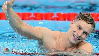 Hungary's Hubert Kos CLOSES STRONG to win 200m backstroke gold | Paris Olympics | NBC Sports