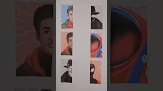 Spider Man Verse 3 Paper Art Matching Puzzle #shorts #spiderman #craft