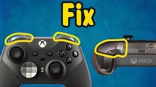 How to Fix LB and RB on XBOX Elite Series 2 Controller (repair stuck sticky bumper button problem)