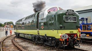 Deltic D9015 Tulyar's First Public Start Up in 27 Years!