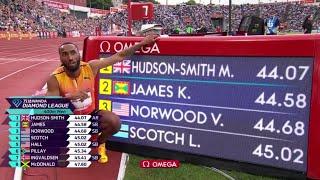 Hudson-smith breaks his EUROPEAN RECORD in the 400m!! - Oslo Diamond league 2024