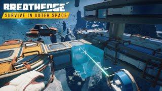 BREATHEDGE - Shipwrecked Survival in DEEP SPACE Crafting Base Building | Ep. 1 | Breathedge Gameplay