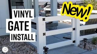 How to install a vinyl gate - Easy gate installation