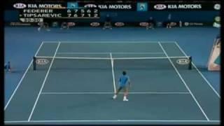 [HL] Roger Federer v. Janko Tipsarevic 2008 Australian Open [R3]