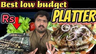 Best low budget platter | food vlog | mehfil restaurent | pulao, chicken Tikka, seekh kabab etc