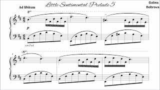 Galina Bobrova «Little Sentimental Prelude 5» for piano