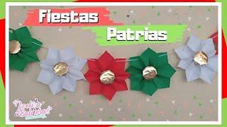 Guirnalda Tricolor - Adorno para fiestas patrias - Decoración para el 15 de Septiembre