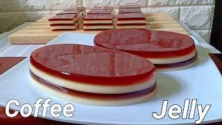 Coffee Jelly Layered | How to Make Coffee Jelly | Coffee Jelly